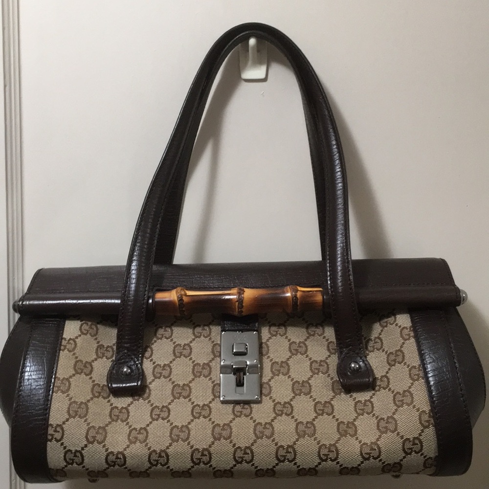 ⚜️EUC Gucci GG Monogram Bullet Bag